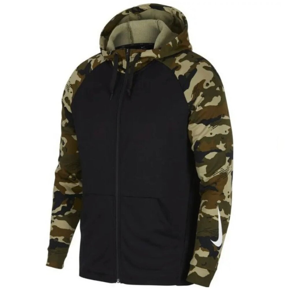 Nike Camo Dri-Fit training Hoodie Jacket - Men XL